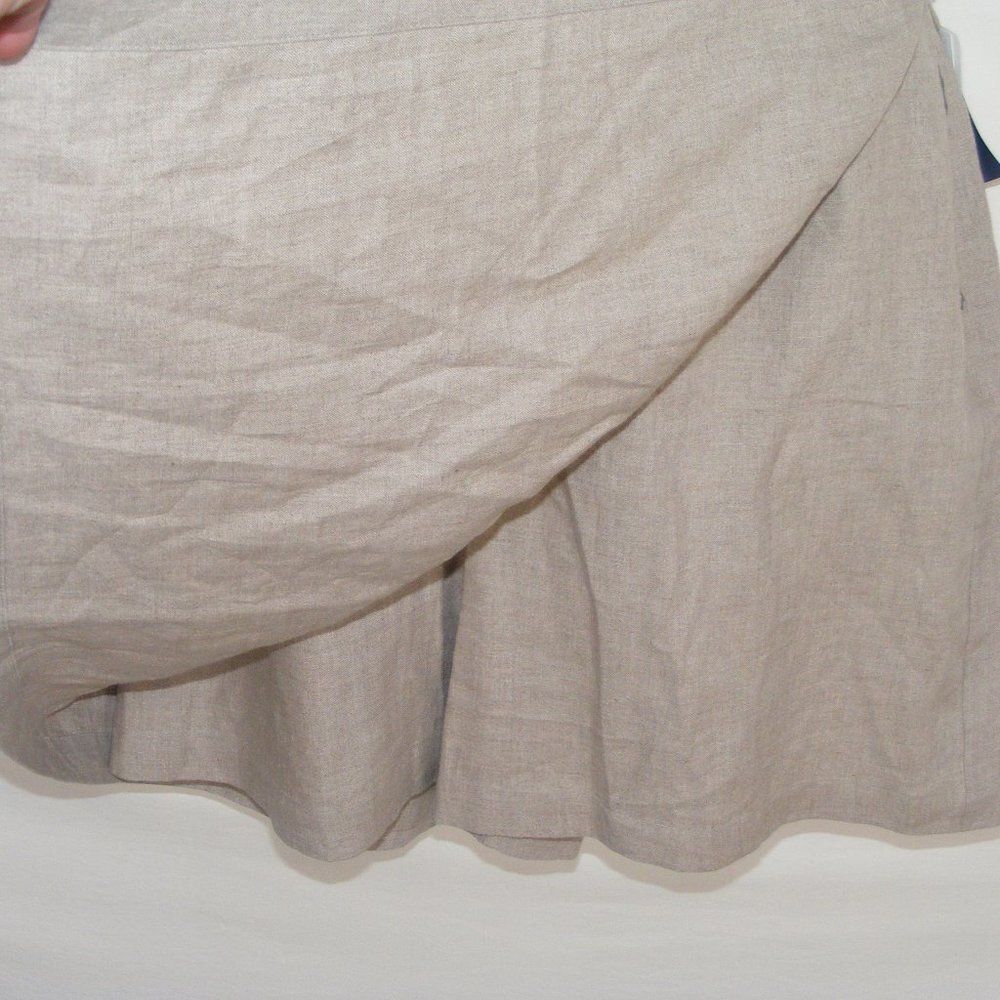 new CHARTER CLUB Linen Skorts, 14, Khaki - Picture 4 of 10
